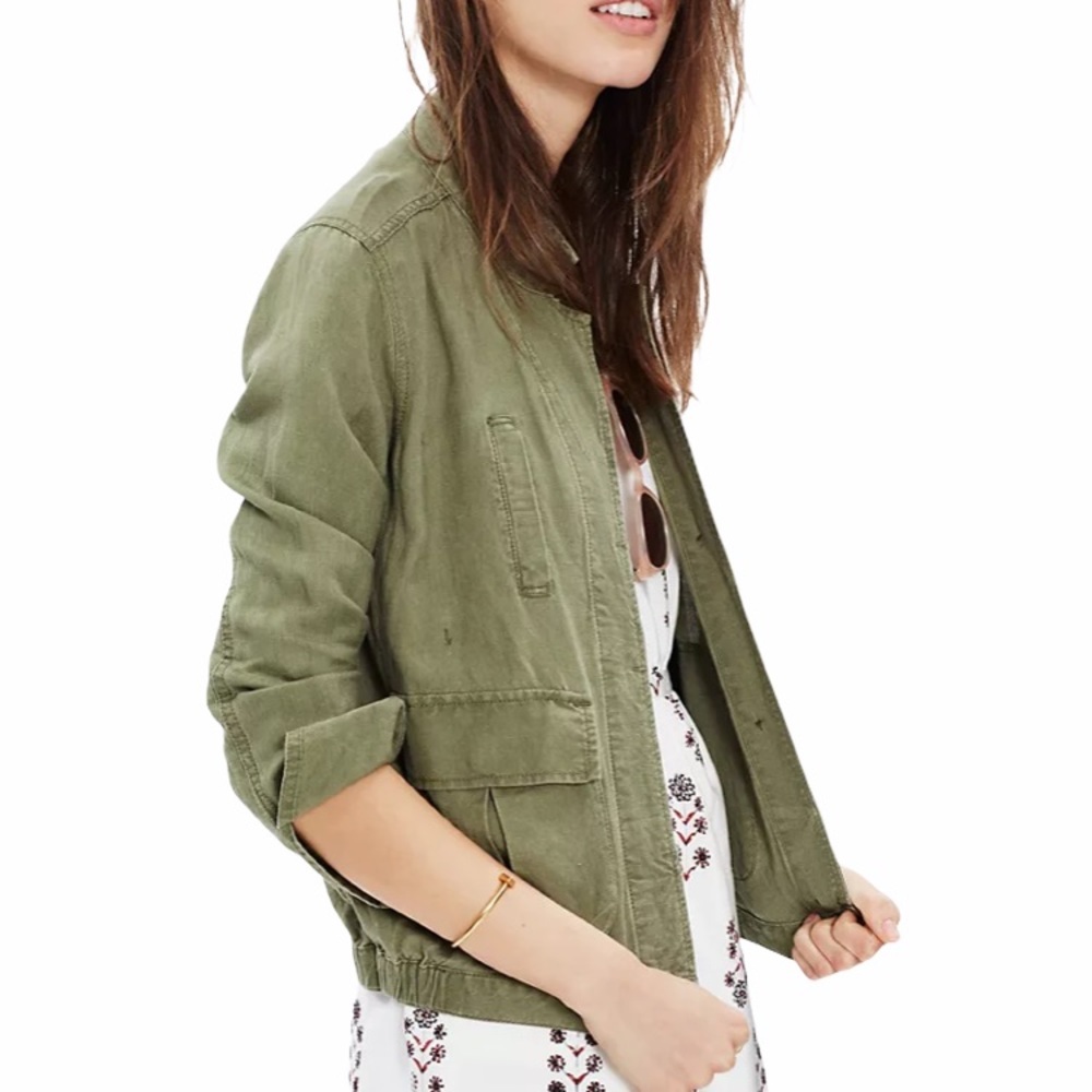 Madewell Linen Blend League Jacket